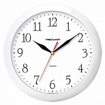 Часы настенные аналоговые Troyka 11110113, белая рамка, 29x29x3.5см
