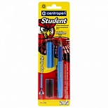 Ручка перьевая Centropen Student, синяя, 2 сменных картриджа, блистер, 2шт. (1 2156 0101)