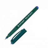 Ручка-роллер Centropen (0.3мм, синий цвет чернил, трехгранная, корпус зеленый) (4615/01-06)