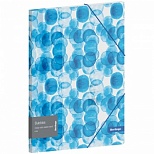 Папка на резинках пластиковая Berlingo Bubbles (А4, 600мкм, до 300 листов) прозрачная, с рисунком (FB4_A4601), 72шт.