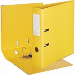 Папка с арочным механизмом Attache Bright colours (80мм, А4, картон/бумвинил) желтая, 20шт.
