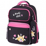Рюкзак школьный Юнландия COMPLETE с пеналом в комплекте, эрго-спинка, "Hug me", 42х29х14см (271414)