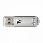 Флэш-диск USB 16Gb SmartBuy V-Cut, USB2.0, серебристый (SB16GbVC-S), 25шт.