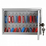 Шкаф для ключей металлический на 20 ключей Cobalt К-20, серый