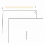 Конверт почтовый C5 Packpost (80г, с правым окном, декстрин) белый, 1000шт.