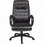 Кресло руководителя Easy Chair 648 TPU, кожзам черный, пластик