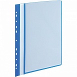 Папка файловая 10 вкладышей Attache (А4, пластик, 180мкм, с перфорацией) синяя