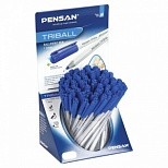 Ручка шариковая Pensan Triball (0.5мм, синий цвет чернил, масляная основа) дисплей, 60шт. (1003/S60)