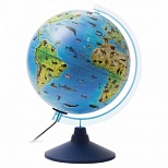 Глобус зоогеографический Globen "Классик Евро" d=250мм, детский, с подсветкой (Ке012500270)