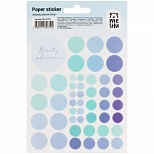 Наклейки бумажные MESHU "Beauty planner blue", 12x21см, 47 наклеек, европодвес, 10 уп. (MS_41679)