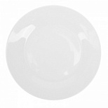 Тарелка фарфоровая Collage диаметр 26.3см, белая (фк380)