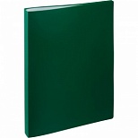 Папка файловая 40 вкладышей Attache (А4, пластик, 25мм, 400мкм) зеленая (055-40Е)
