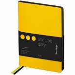 Ежедневник недатированный В6 Berlingo Fuze (136 листов) обложка кожзам, желтая, цв.срез (UD0_87609)