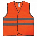 Спец.одежда Жилет сигнальный Грандмастер, 2 светоотражающие полосы, оранжевый (размер XL, рост 52-54), плотный