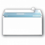 Конверт почтовый E65 Packpost BusinessPost (110x220, 90г, стрип) белый, прав.окно, 1000шт.