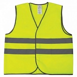 Спец.одежда Жилет сигнальный Грандмастер, 2 светоотражающие полосы, лимонный (размер XXL, рост 56-58), плотный