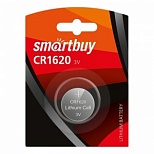 Батарейка SmartBuy CR1620 (3 В) литиевая (блистер, 1шт.)
