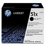 Картридж оригинальный HP 51X Q7551X (13000 страниц) черный