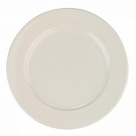Тарелка фарфоровая Bonna диаметр 210мм, белая (62738)