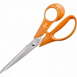 Ножницы Attache Orange 177мм, асимметричные эллиптические ручки, остроконечные, 20шт.