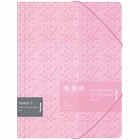 Папка на резинках пластиковая Berlingo Starlight S (А4, 600мкм) розовая, с рисунком (FB4_A4901)