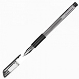 Ручка гелевая Attache Gelios-030 (0.5мм, черный, резиновая манжетка) 1шт.