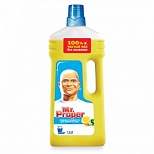 Средство для мытья полов Mr.Proper "Лимон", 1.5л (5410076957484), 9шт.