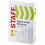 Бумага писчая Staff (А4, 65г, 92%) 5 пачек по 500л. (114215)