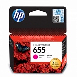 Картридж оригинальный HP 655 CZ111AE (600 страниц) пурпурный