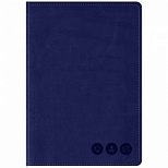 Телефонная книга А5 OfficeSpace "Nebraska" (80л, кожзам, темно-синий, с вырубкой) (PbA5_41369), 10шт.