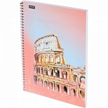 Бизнес-тетрадь А4 Attache Selection Travel Italy, 96 листов, клетка, на спирали (203х290мм), 26шт.